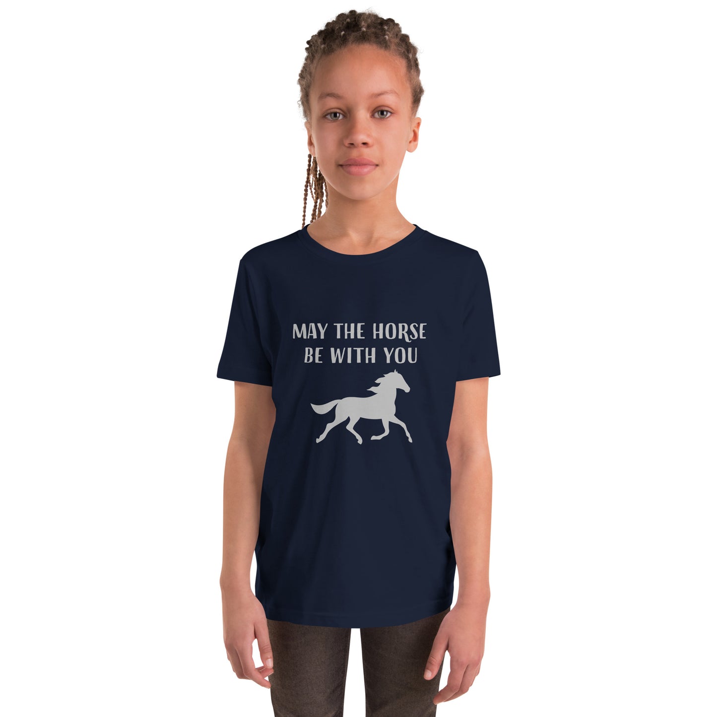May the Horse be with You - Youth Short Sleeve T-Shirt