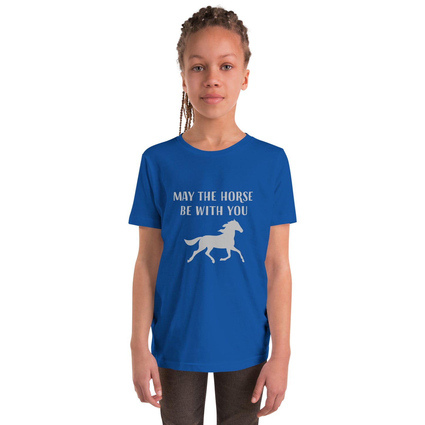May the Horse be with You - Youth Short Sleeve T-Shirt